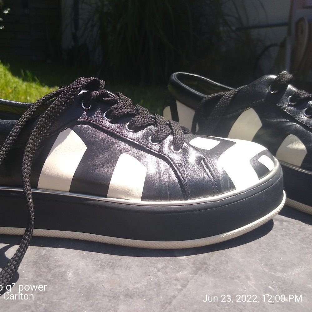 fun all leather sneakers MaxMara size 38